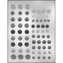 Assorted Buttons Chocolate Mould